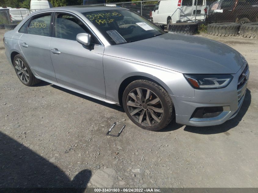 2021 AUDI A4 SEDAN PREMIUM WAUABAF41MA079674