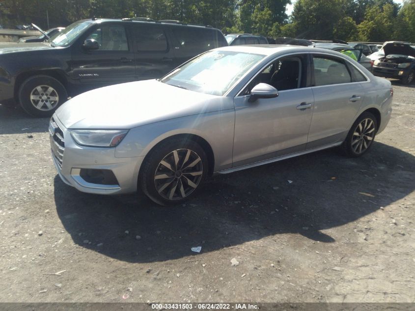 2021 AUDI A4 SEDAN PREMIUM WAUABAF41MA079674