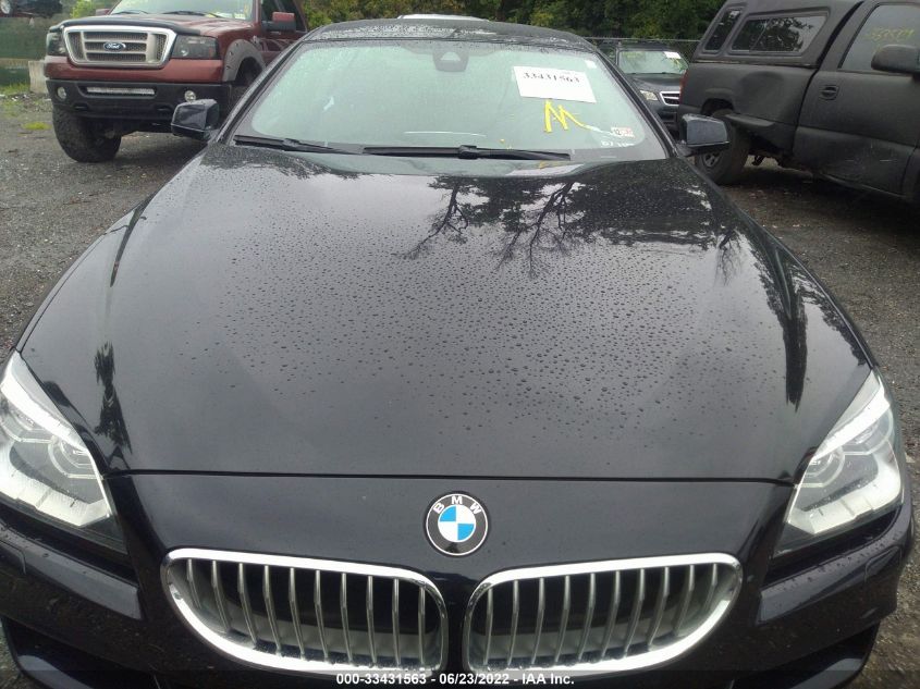 2015 BMW 6 SERIES 650I XDRIVE WBA6B4C53FD761445
