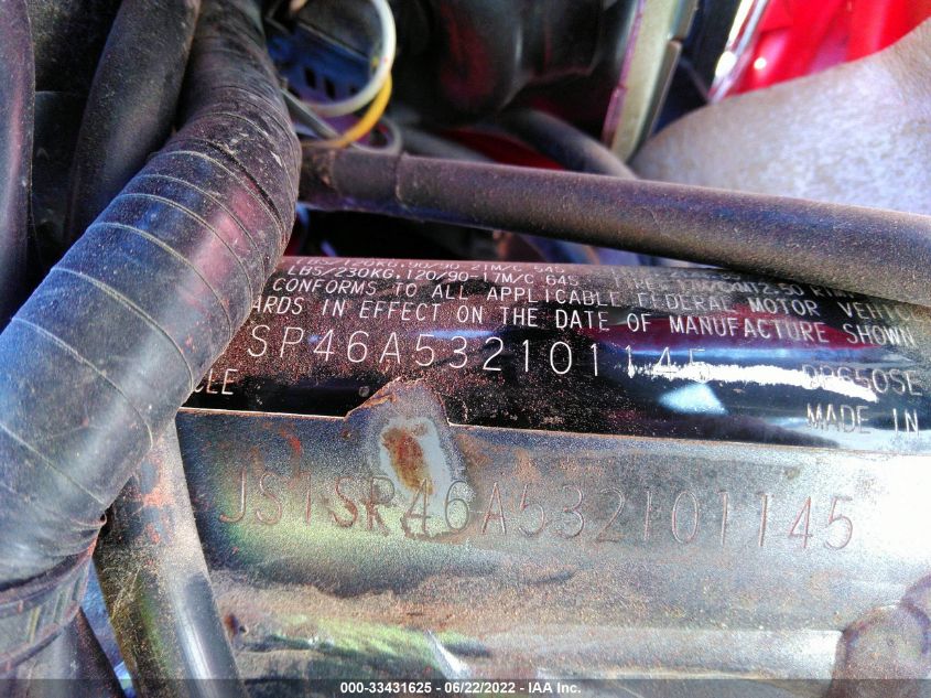 2003 SUZUKI DR650 SE JS1SP46A532101145