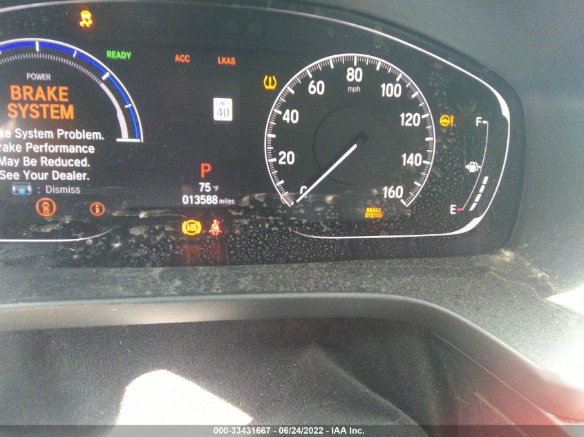 2021 HONDA INSIGHT EX 19XZE4F5XME006551