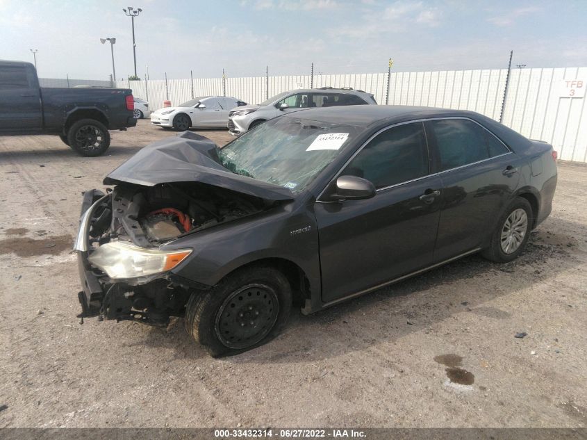 2013 TOYOTA CAMRY HYBRID LE/XLE 4T1BD1FK0DU069017