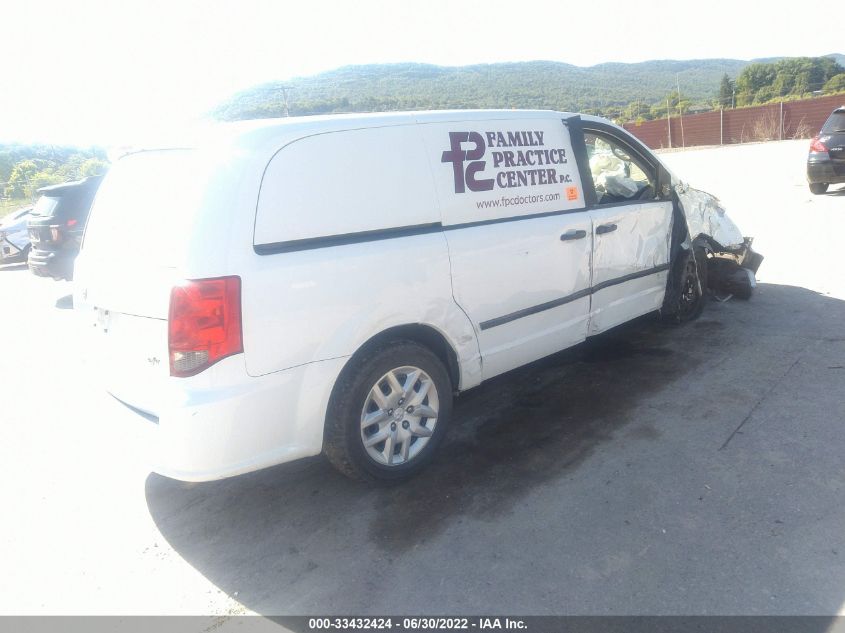 2014 RAM CARGO VAN TRADESMAN 2C4JRGAG6ER151016