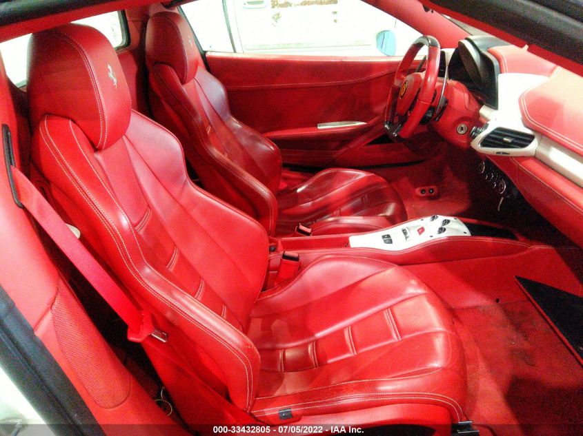 2013 FERRARI 458 ITALIA ZFF68NHA2D0190484