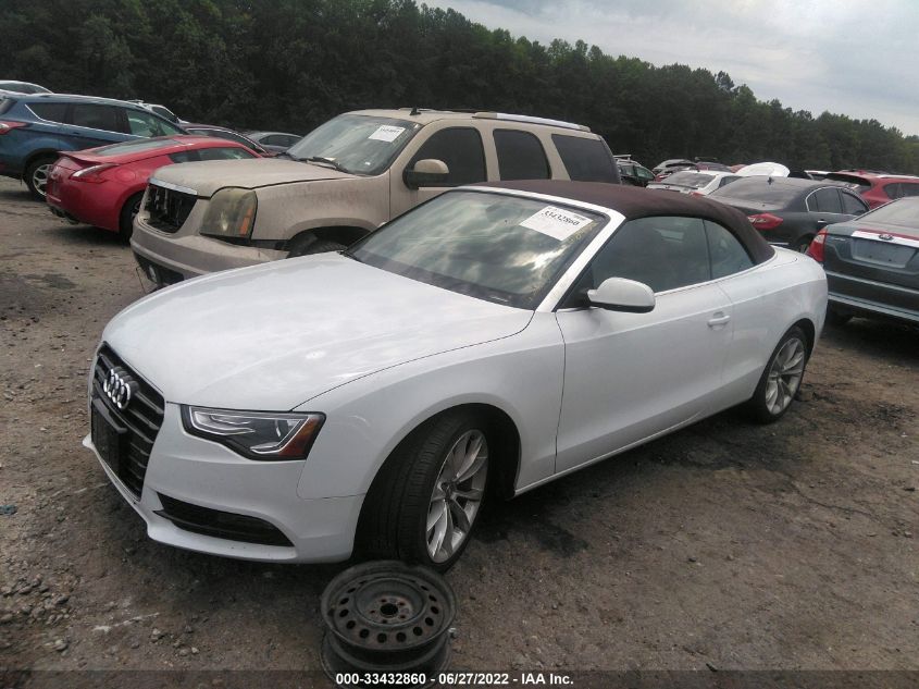 2013 AUDI A5 PREMIUM PLUS WAULFAFH9DN005993