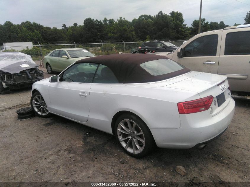 2013 AUDI A5 PREMIUM PLUS WAULFAFH9DN005993