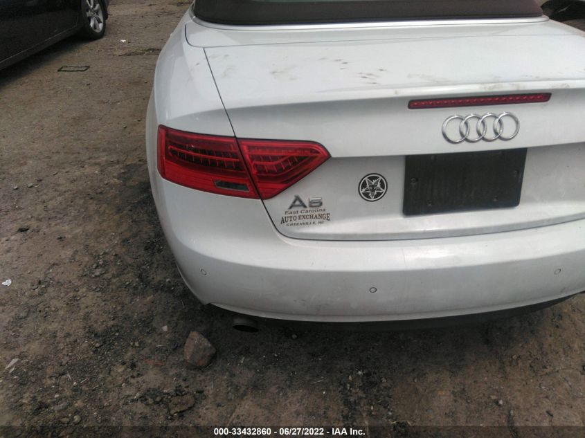 2013 AUDI A5 PREMIUM PLUS WAULFAFH9DN005993