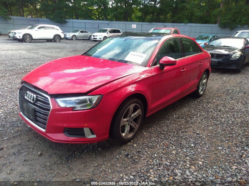 2018 AUDI A3 SEDAN PREMIUM/TECH PREMIUM WAUB8GFF7J1003606