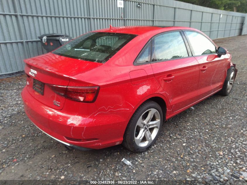 2018 AUDI A3 SEDAN PREMIUM/TECH PREMIUM WAUB8GFF7J1003606