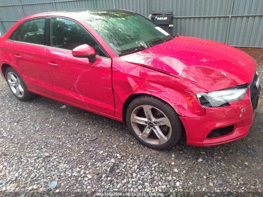 2018 AUDI A3 SEDAN PREMIUM/TECH PREMIUM WAUB8GFF7J1003606