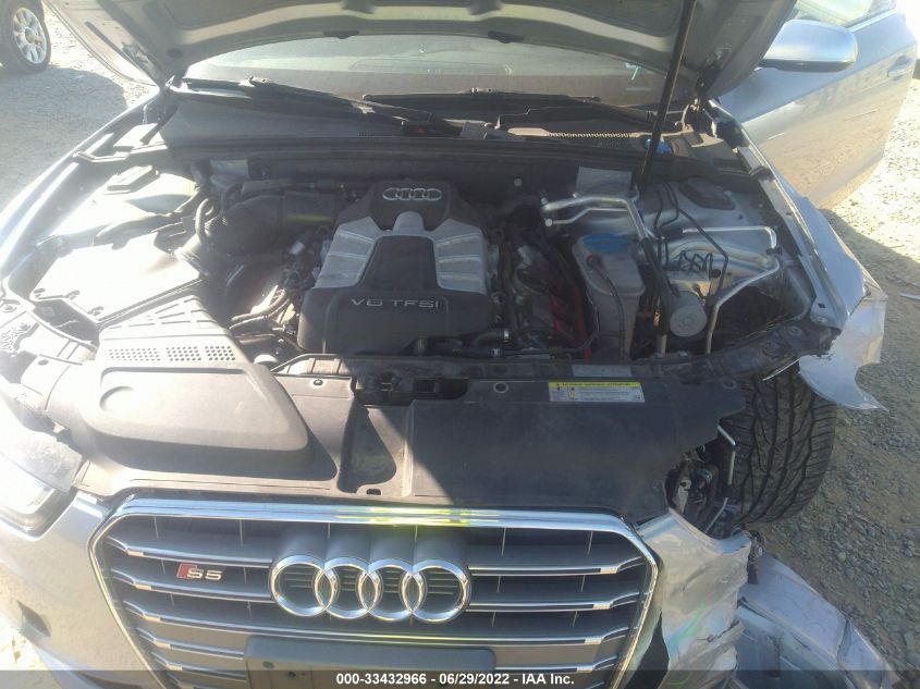 2016 AUDI S5 PREMIUM PLUS WAUC4AFH2GN000628