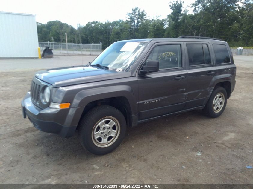 2014 JEEP PATRIOT SPORT 1C4NJRBB5ED898133