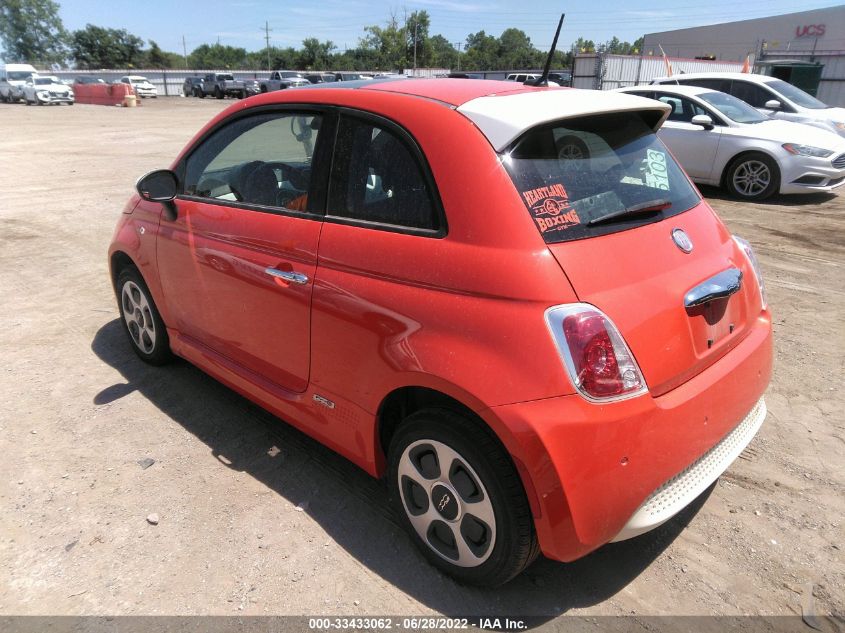 2015 FIAT 500E 3C3CFFGE8FT507289