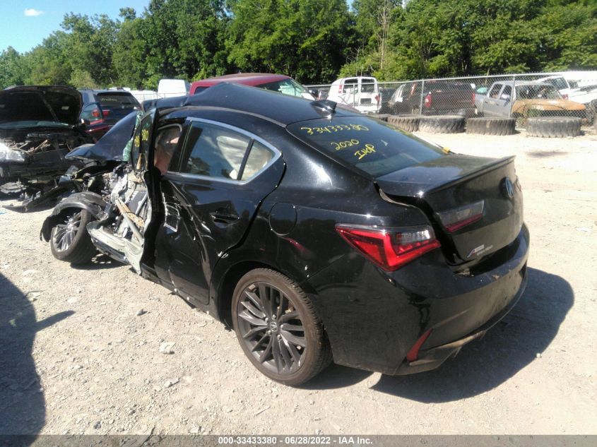 2020 ACURA ILX PKG 19UDE2F89LA006763