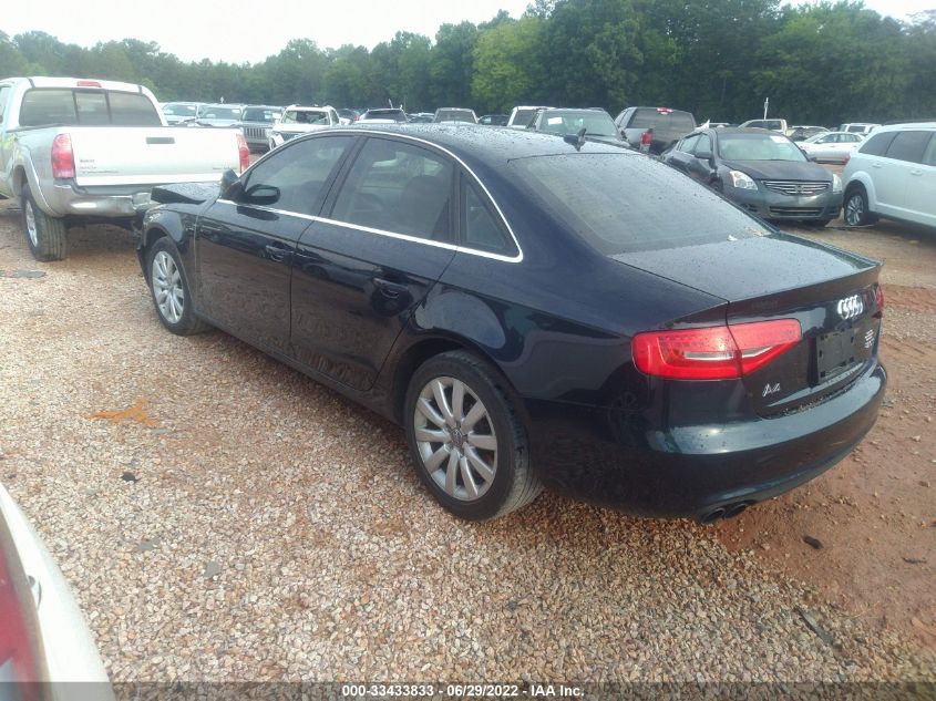 2013 AUDI A4 PREMIUM WAUAFAFL4DN030778