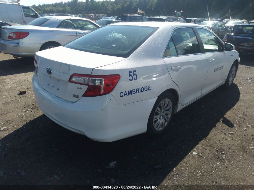 2014 TOYOTA CAMRY HYBRID LE/XLE/SE LIMITED EDITION 4T1BD1FK4EU111285
