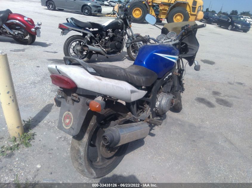 2005 SUZUKI GS500 FK VTTGM51A052103189