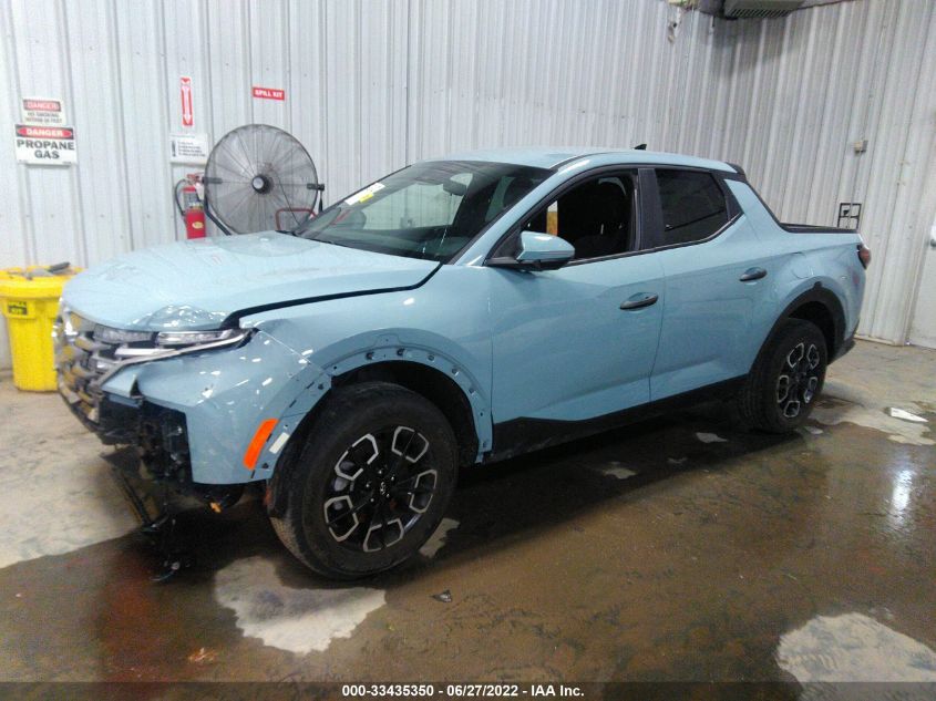 2022 HYUNDAI SANTA CRUZ SEL 5NTJBDAE2NH013912