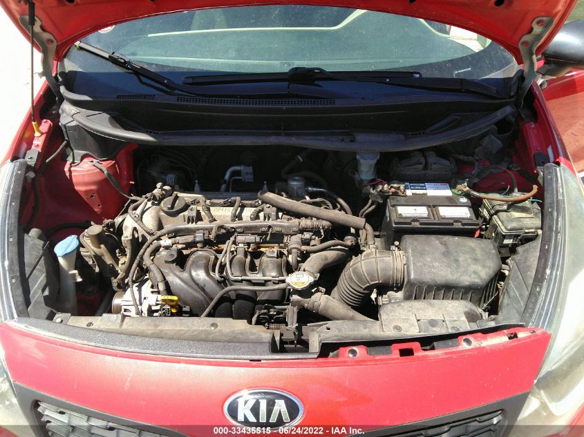 2013 KIA RIO LX KNADM4A37D6216904