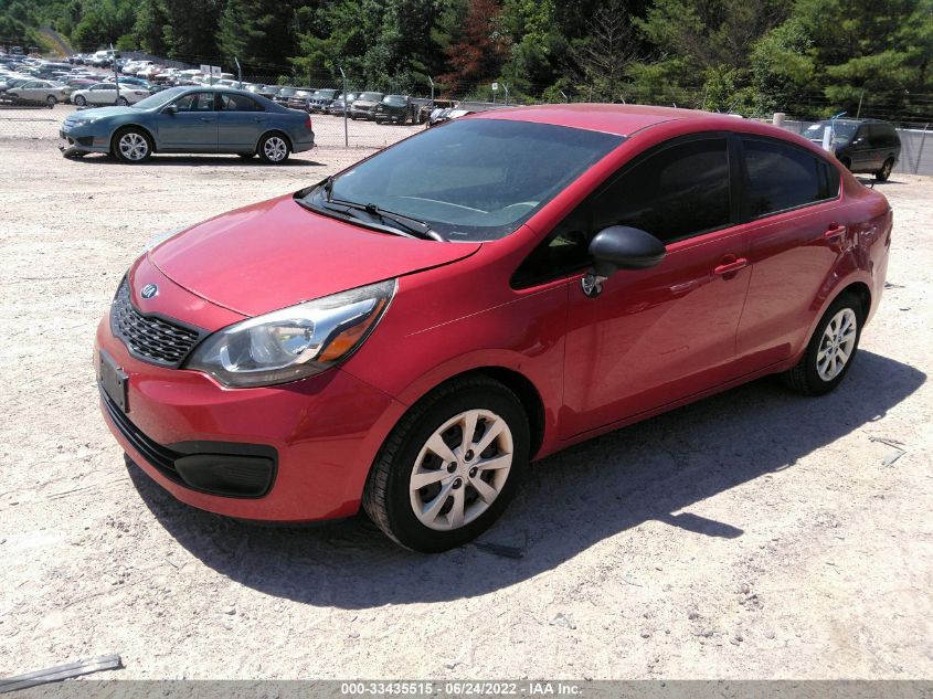 2013 KIA RIO LX KNADM4A37D6216904