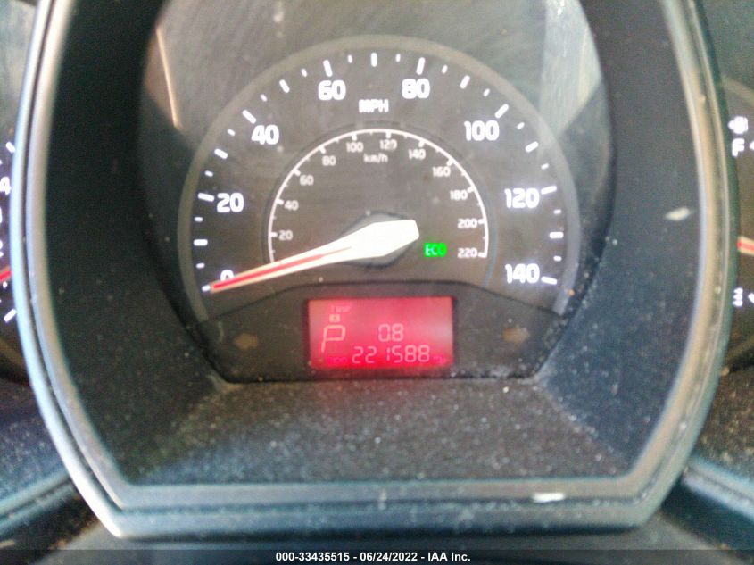2013 KIA RIO LX KNADM4A37D6216904
