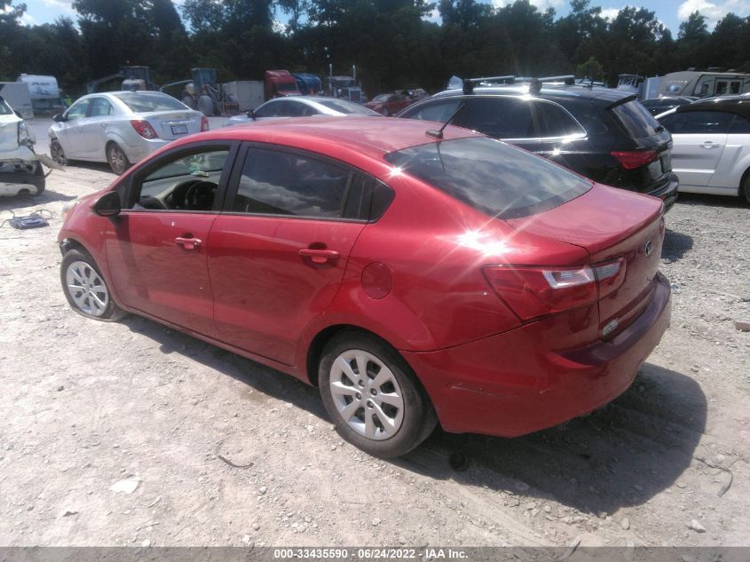 2015 KIA RIO EX KNADN4A38F6447102