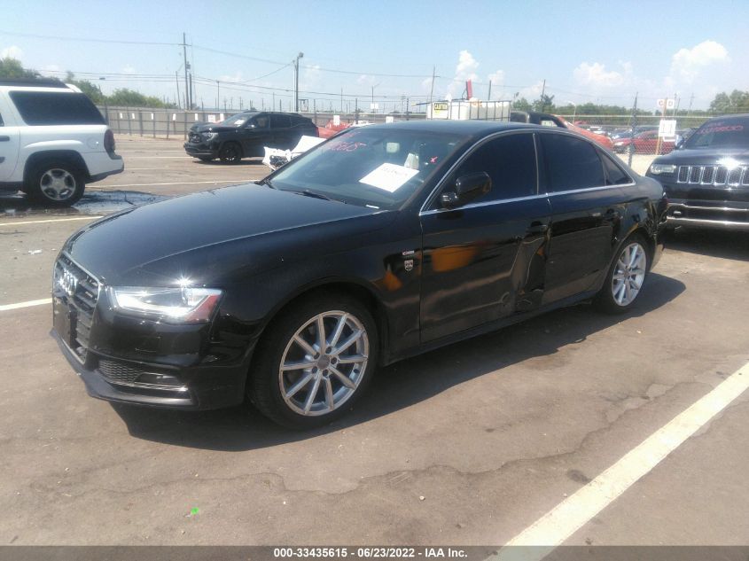 2014 AUDI A4 PREMIUM PLUS WAUFFAFL2EN036747