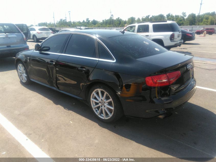 2014 AUDI A4 PREMIUM PLUS WAUFFAFL2EN036747