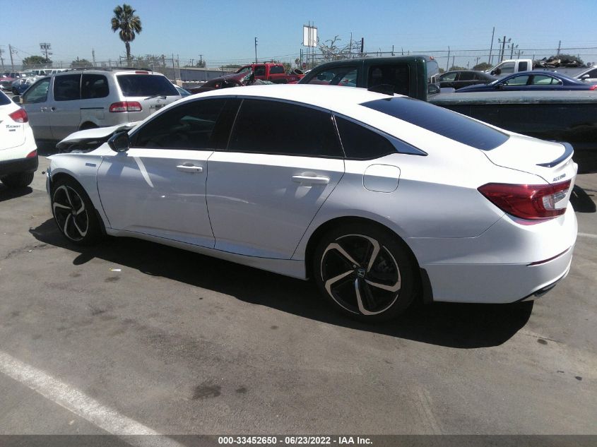 2022 HONDA ACCORD HYBRID SPORT 1HGCV3F29NA010604