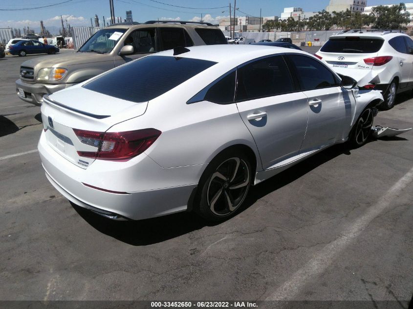 2022 HONDA ACCORD HYBRID SPORT 1HGCV3F29NA010604