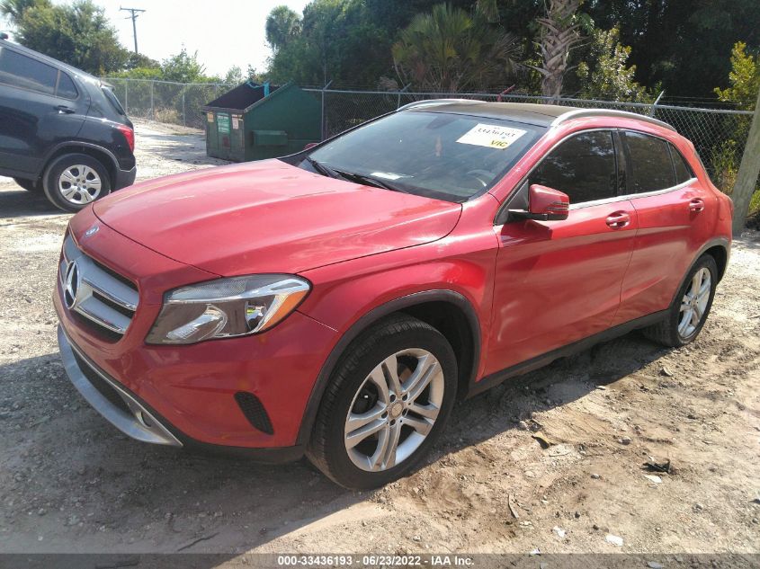 2015 MERCEDES-BENZ GLA-CLASS GLA 250 WDCTG4EB5FJ121095
