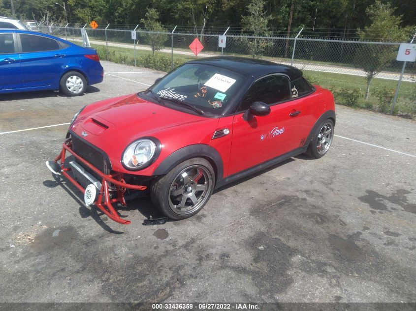 2013 MINI COOPER COUPE S WMWSX3C58DT772535