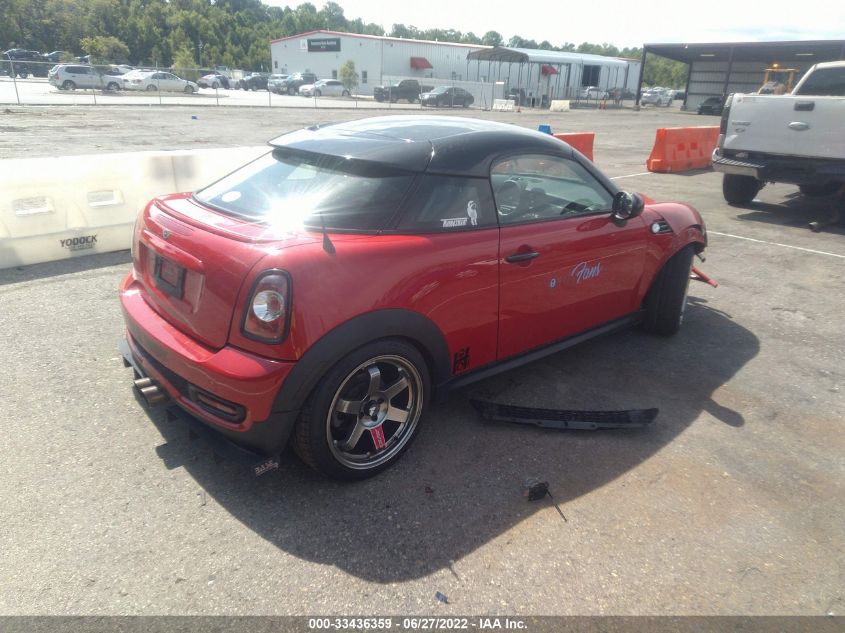 2013 MINI COOPER COUPE S WMWSX3C58DT772535