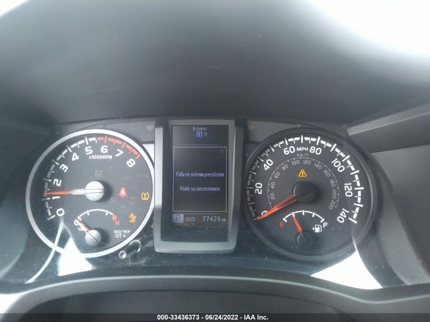 2020 TOYOTA TACOMA 2WD SR/SR5 5TFAX5GN8LX175140