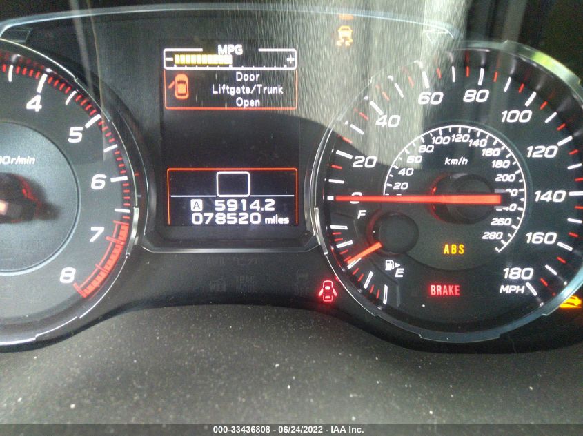 2018 SUBARU WRX PREMIUM JF1VA1C68J9820631