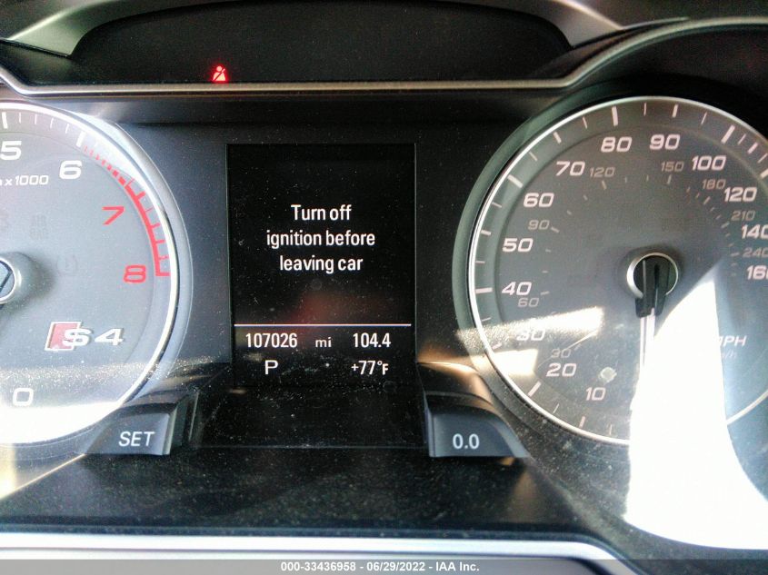 2015 AUDI S4 PREMIUM PLUS WAUBGAFL0FA012211