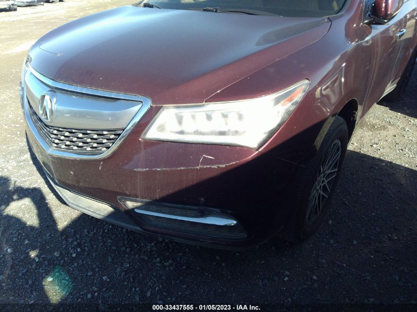2015 ACURA MDX 5FRYD4H26FB030293
