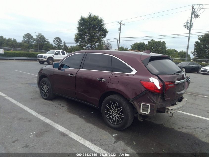 2015 ACURA MDX 5FRYD4H26FB030293