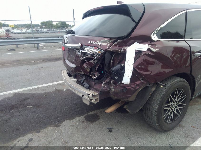 2015 ACURA MDX 5FRYD4H26FB030293