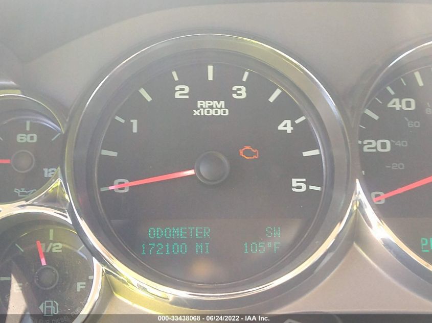 2013 CHEVROLET SILVERADO 2500HD LT 1GC1KXC87DF164955