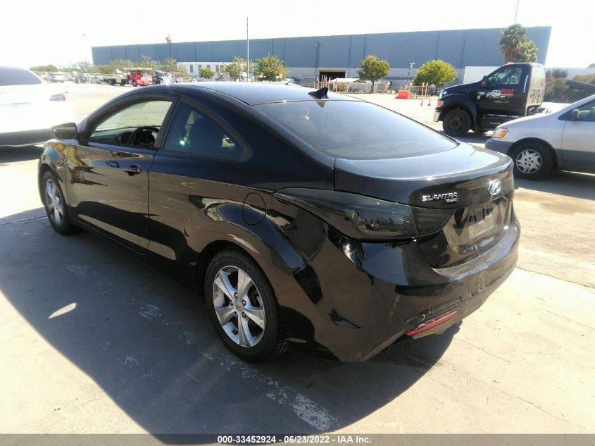 2013 HYUNDAI ELANTRA COUPE GS PZEV KMHDH6AE9DU019857