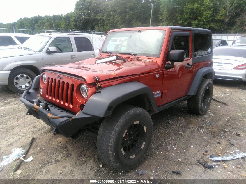 2014 JEEP WRANGLER SPORT 1C4AJWAG0EL294781