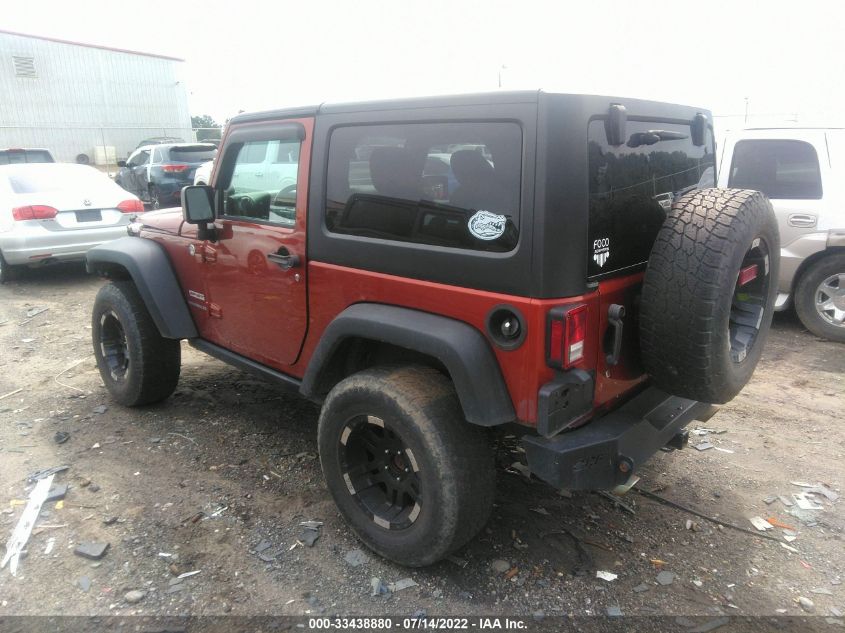 2014 JEEP WRANGLER SPORT 1C4AJWAG0EL294781