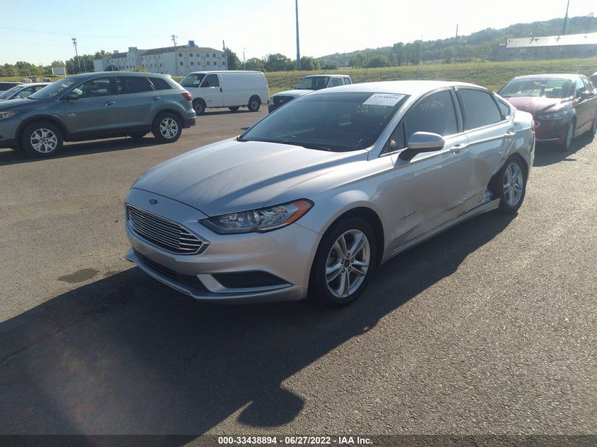 VIN 3FA6P0LUXJR161905 2018 FORD FUSION HYBRID SE