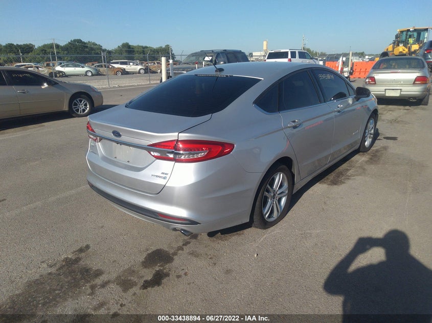 VIN 3FA6P0LUXJR161905 2018 FORD FUSION HYBRID SE