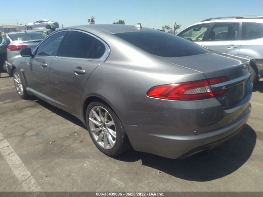 2013 JAGUAR XF I4 RWD SAJWA0ESXDPS82759