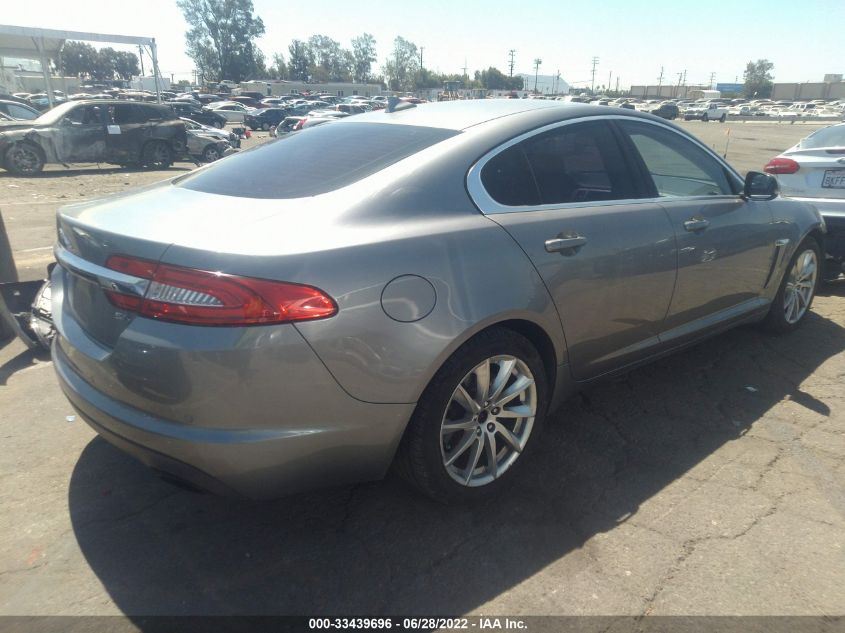 2013 JAGUAR XF I4 RWD SAJWA0ESXDPS82759