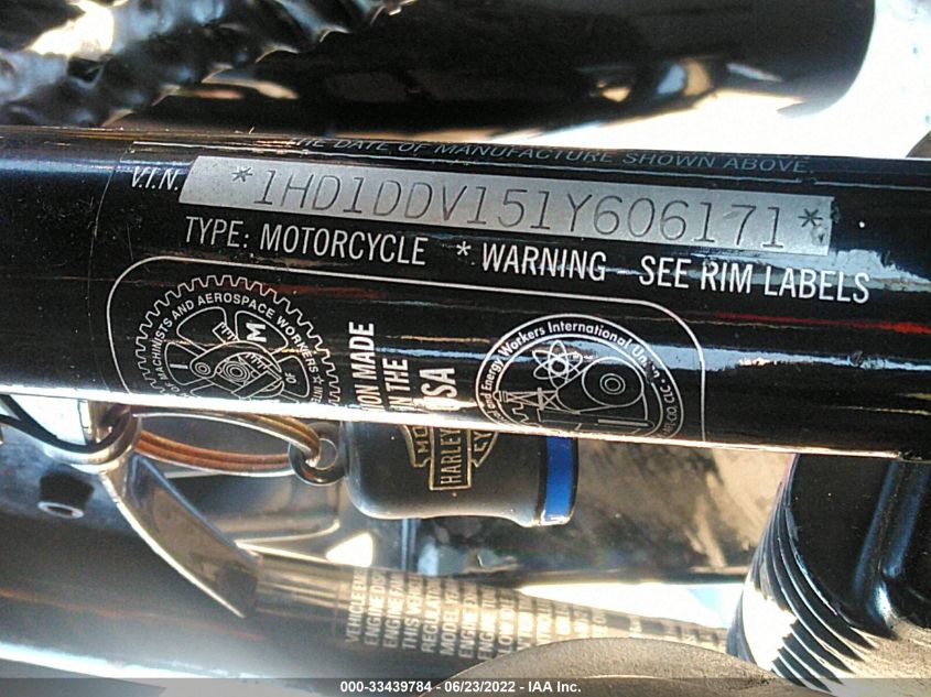 2001 HARLEY-DAVIDSON FLHT 1HD1DDV151Y606171