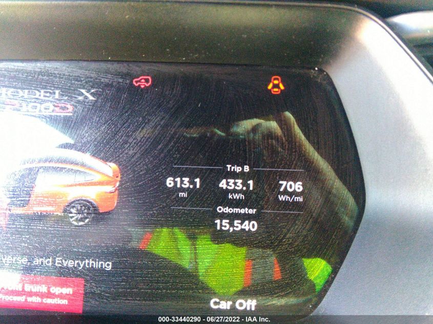 2018 TESLA MODEL X 75D/100D/P100D 5YJXCBE46JF143552