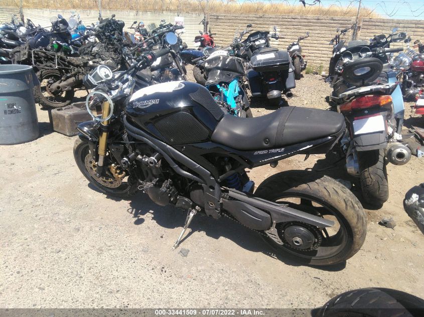 2006 TRIUMPH MOTORCYCLE SPEED TRIPLE SMT500PK96J259412